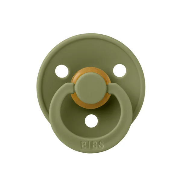 Биберон BIBS COLOUR, Olive, 0-6 месеца