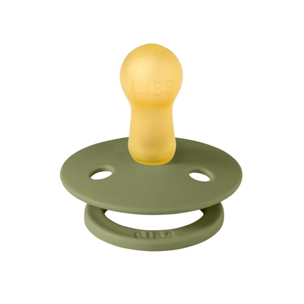Биберон BIBS COLOUR, Olive, 6-18 месеца