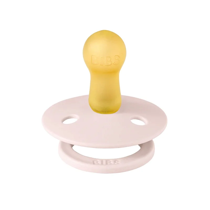 2 бр. Биберони BIBS COLOUR  Pale Butter/Petal 6-18 месеца