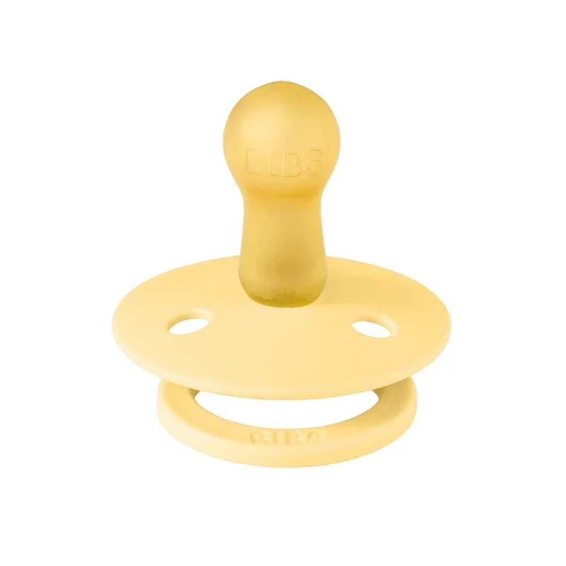 2 бр. Биберони BIBS COLOUR  Pale Butter/Petal 6-18 месеца