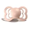 2 бр. Биберони BIBS Supreme, Каучук, Ivory/Blush, 6-18 месеца	