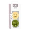 2 бр. Биберони BIBS COLOUR Pale Butter/Wasabi 0-6  месеца