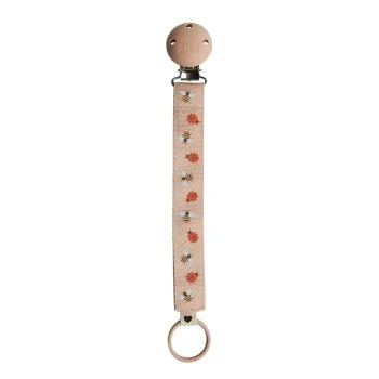 BIBS Клипс за Залъгалка Ladybug Bumblebee - Blush