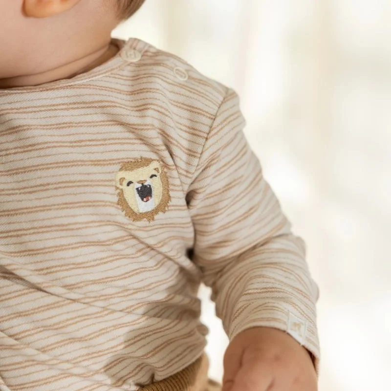 Блуза с Дълъг Ръкав Little Safari Stripe