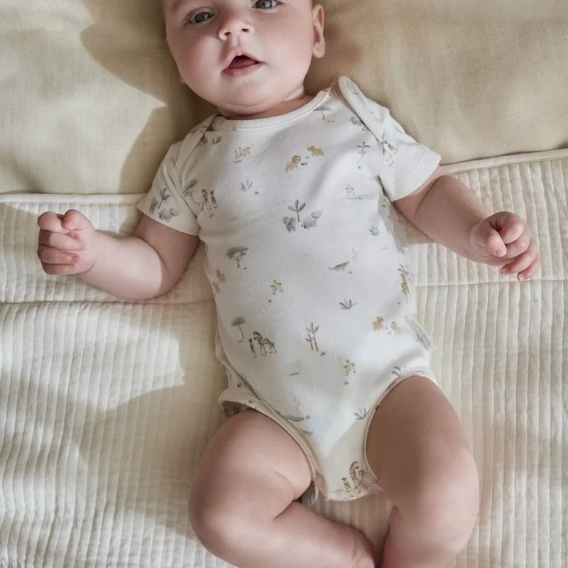 Боди с Къс Ръкав Little Safari