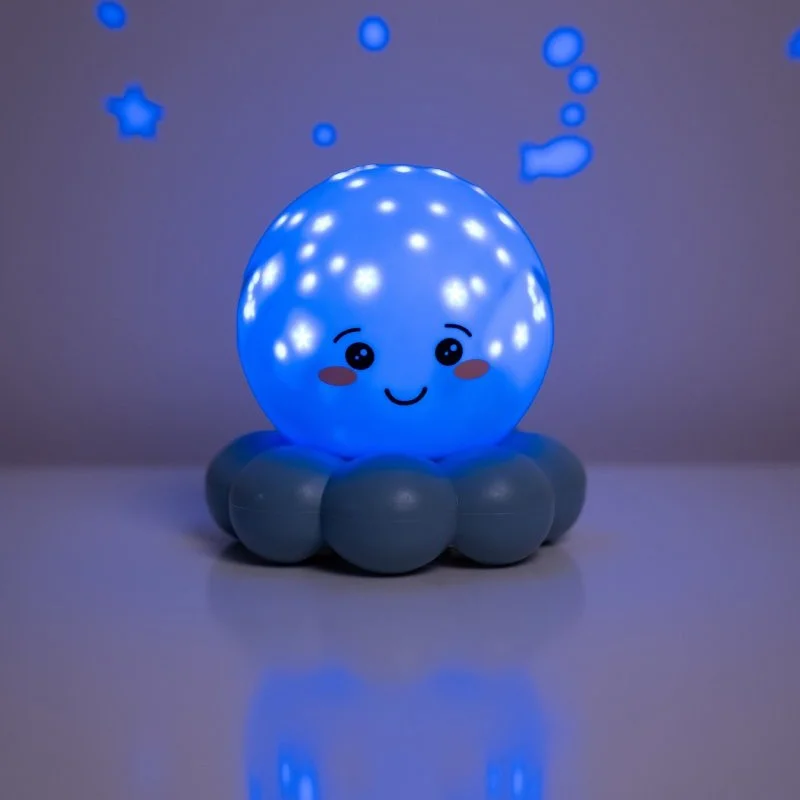 Нощна Лампа  Twinkles To Go Octo - Pastel Blue