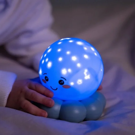 Нощна Лампа  Twinkles To Go Octo - Pastel Blue