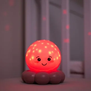 Нощна Лампа Twinkles To Go Octo™ - Pastel Pink