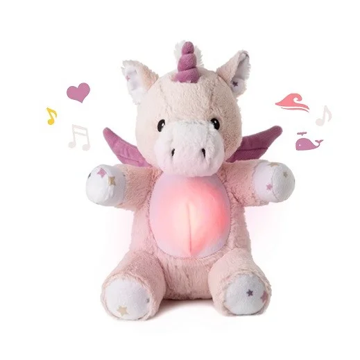 Успокояваща Играчка за Бебе с Мелодии и Мека Светлина LoveLight™ - Lily the Unicorn