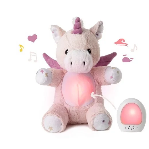 Успокояваща Играчка за Бебе с Мелодии и Мека Светлина LoveLight™ - Lily the Unicorn