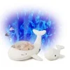 Успокояваща Играчка за Бебе с Мелодии и Подводни Прожекции  Tranquil Whale™Family - White