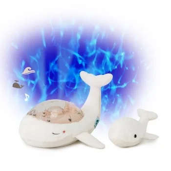 Успокояваща Играчка за Бебе с Мелодии и Подводни Прожекции  Tranquil Whale™Family - White