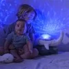 Успокояваща Играчка за Бебе с Мелодии и Подводни Прожекции  Tranquil Whale™Family - White