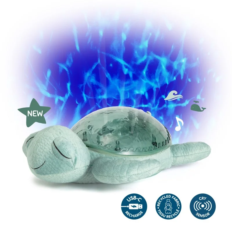 Успокояваща Играчка за Бебе с Мелодии и Подводни Прожекции Tranquil Turtle™ - Green
