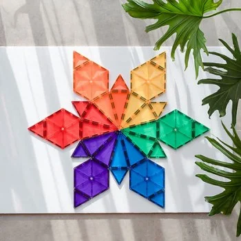 Магнитен Конструктор Rainbow Geometry Pack 30 части Connetix