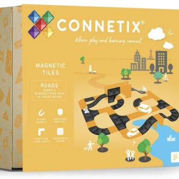 Магнитен Конструктор за рампи и кръстовища - 16 части Connetix