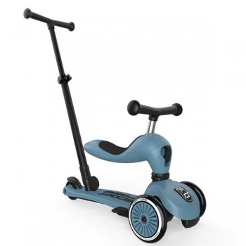Детска Тротинетка с Дръжка за Бутане Scoot & Ride, Push and Go Steel