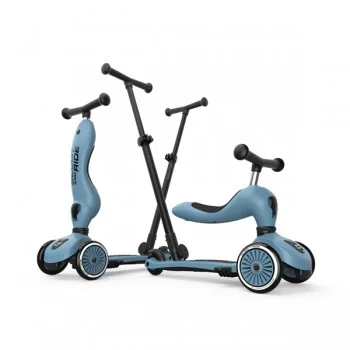 Детска Тротинетка с Дръжка за Бутане Scoot & Ride, Push and Go Steel