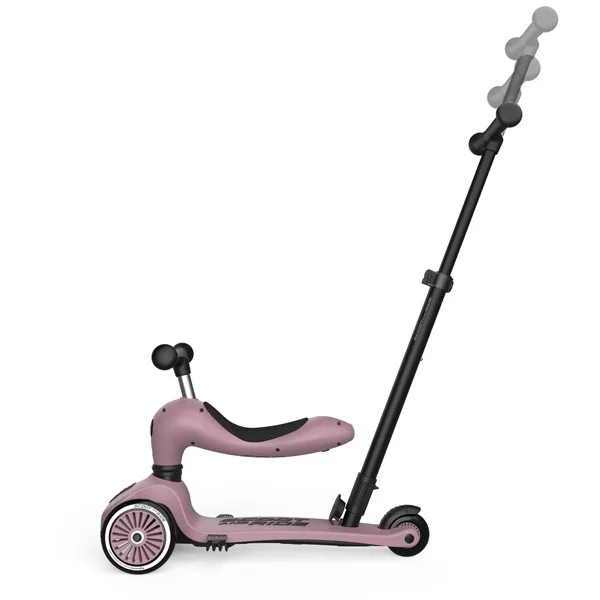 Детска Тротинетка с Дръжка за Бутане Scoot & Ride, Push and Go Wildberry