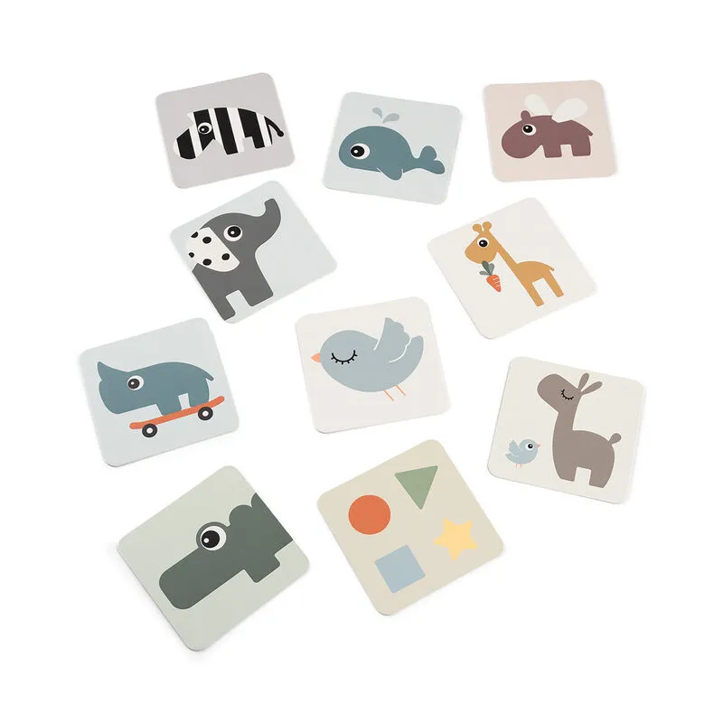 10 бр. Бебешки контрастни карти Deer friends Colour mix