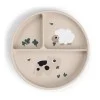 Чиния с разделения с вакуум Stick&Stay Tiny farm Sand