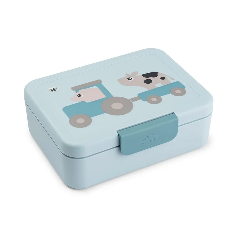 Кутия за обяд box с разделения Tiny farm Blue