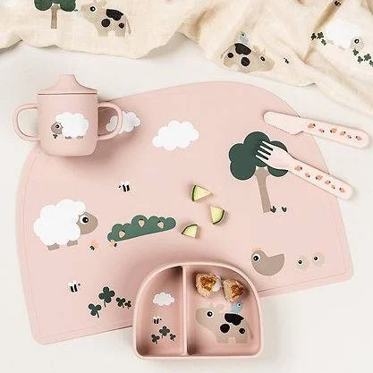 Силиконова Чаша с Дръжки Tiny Farm Powder