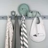 Силиконова чиния с разделения и вакуум Stick&Stay Croco Green
