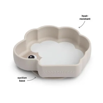 Силиконова купа с вакуум Stick&Stay Sheepy Sand