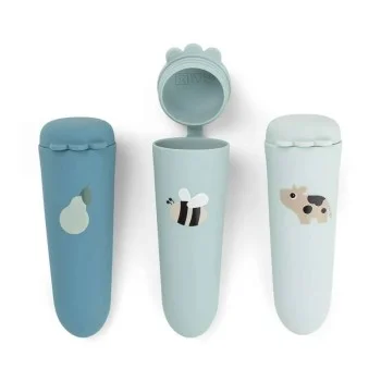 Силиконови Формички за Сладолед 3бр. Dotti Blue