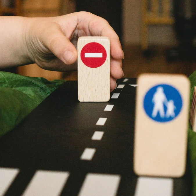 Дървени Пътни Знаци Waytoplay 8 части