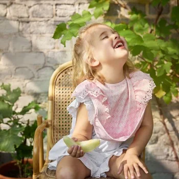 Лигавник Elodie, Embroidery Anglaise Pink