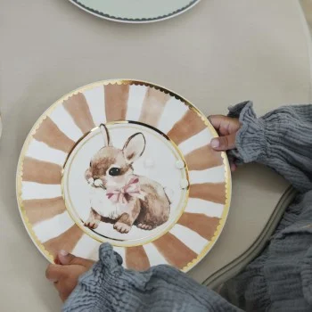 Порцеланов Сет за Хранене Elodie, Bunny Darling