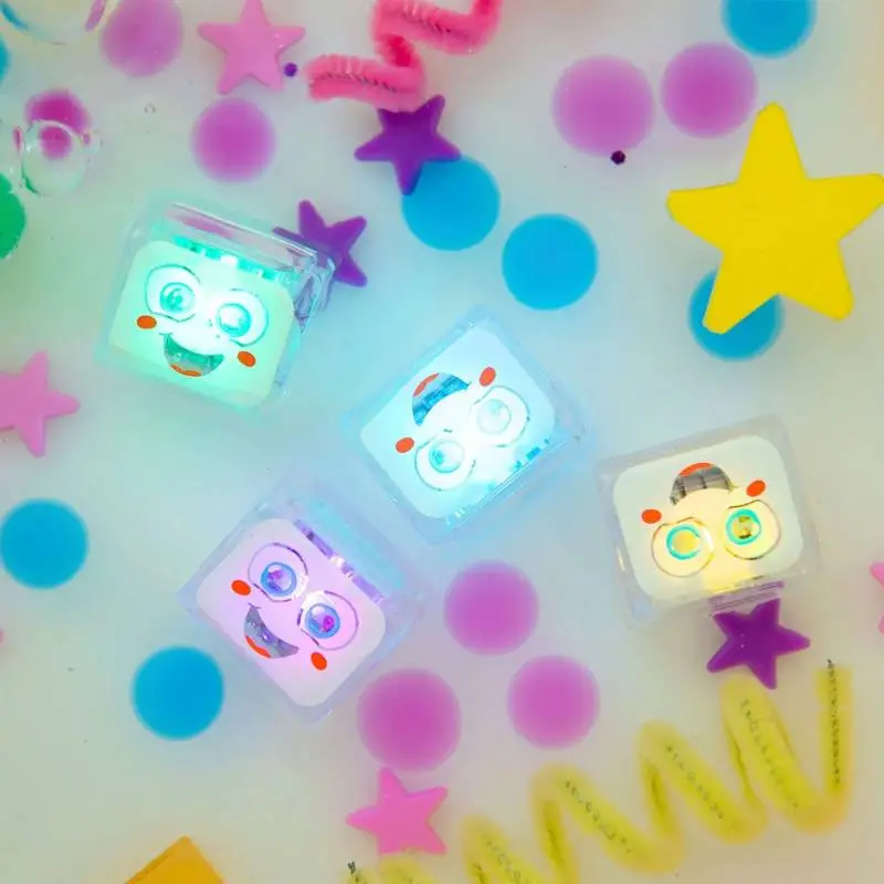 4 Светещи кубчета - Оранжево PARTY PАL Glo Pals