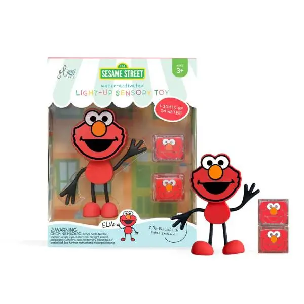 Герой ELMO + 2 Светещи Кубчета Glo Pals