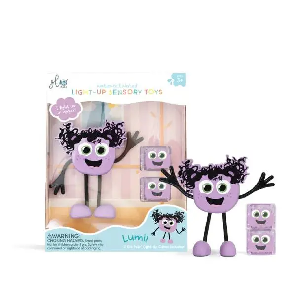 Герой LUMI + 2 Светещи Кубчета Glo Pals