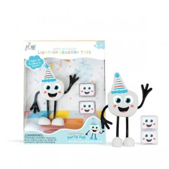 Герой PARTY PAL + 2 Светещи Кубчета Glo Pals