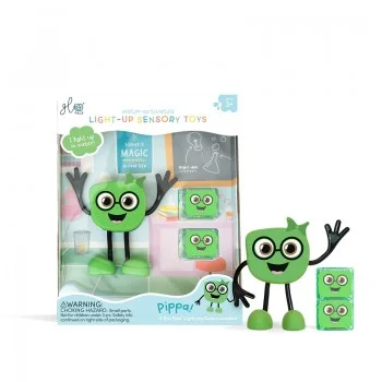 Герой PIPPA + 2 Светещи Кубчета Glo Pals