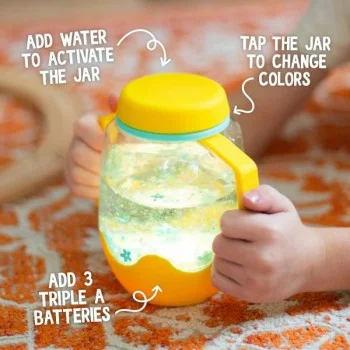 Светещ Сензорен Буркан YELLOW Glo Pals