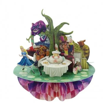 Картичка POP UP Pirouettes - Alice In Wonderland        