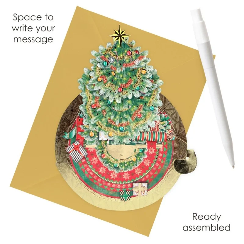 Картичка POP UP Pirouettes Christmas Tree