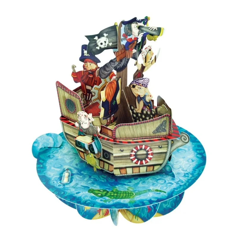 Картичка POP UP Pirouettes - Pirate Ship