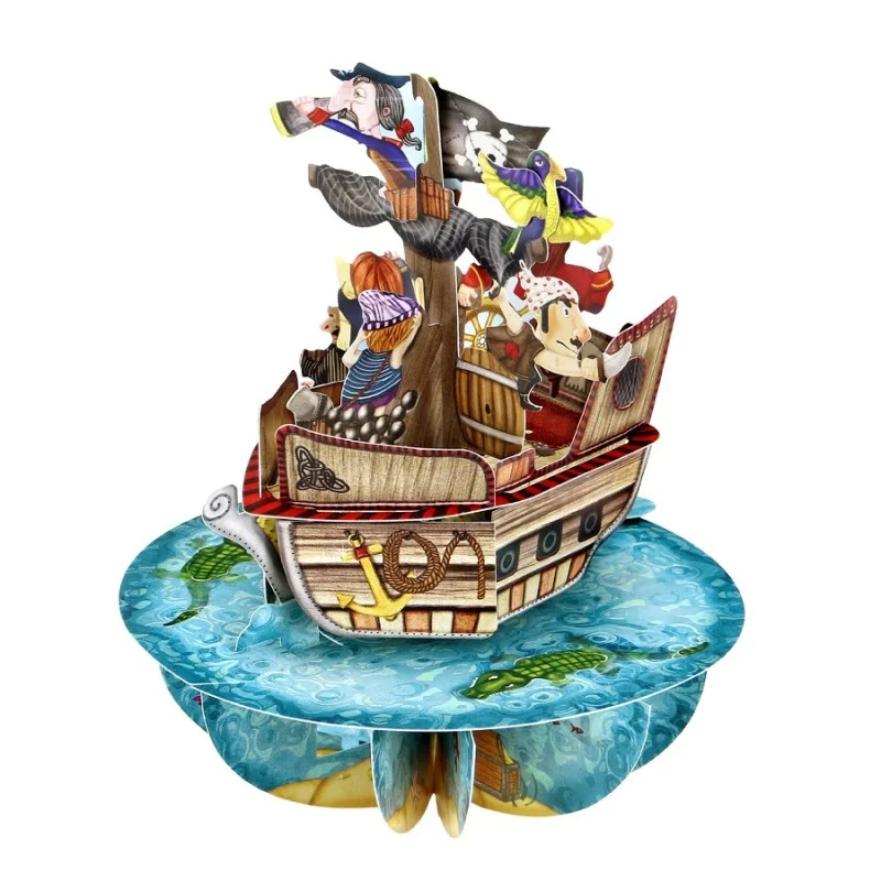 Картичка POP UP Pirouettes - Pirate Ship