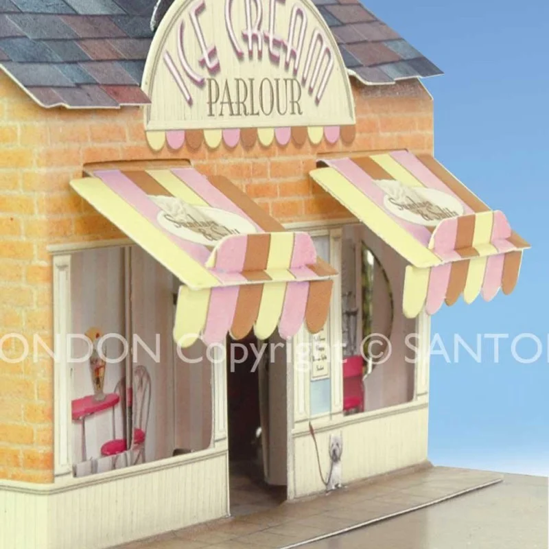 Картичка POP UP Places - The Ice Cream Parlour        
