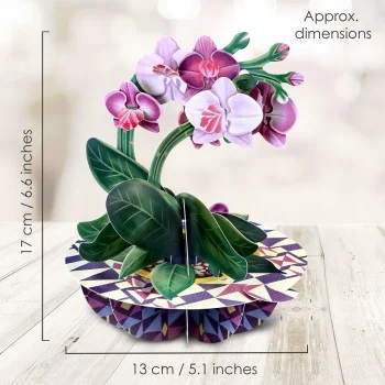 Картичка POP UP Pirouettes - Orchid