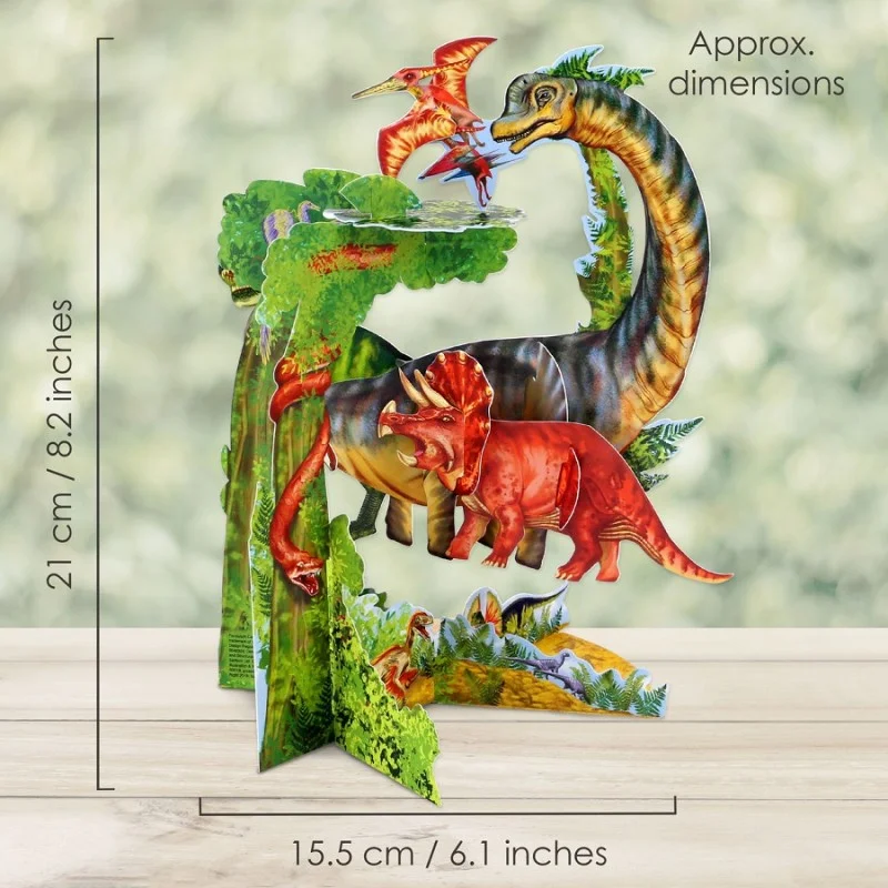 Картичка POP UP Pendulum - Dinosaurs