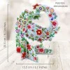 Картичка POP UP Pendulum - Happy Birthday Floral