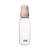 Комплект с Бебешка Бутилка BIBS Blush 270мл Среден Поток Силикон