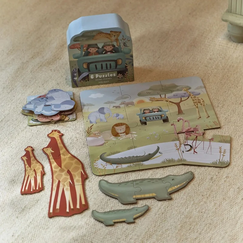 6 Пъзела Safari Friends