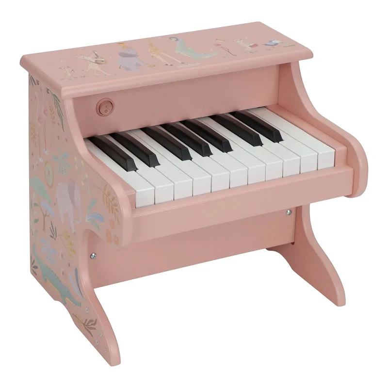 Дървено пиано  - Pink - Safari Friends FSC